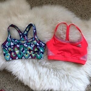 𝅺GIRLS sports bras lot. Zella girl and Adidas Sz M